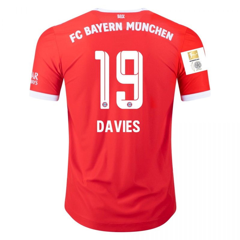 Alphonso Davies Bayern Munich 22/23 I Home Jersey - Player Version