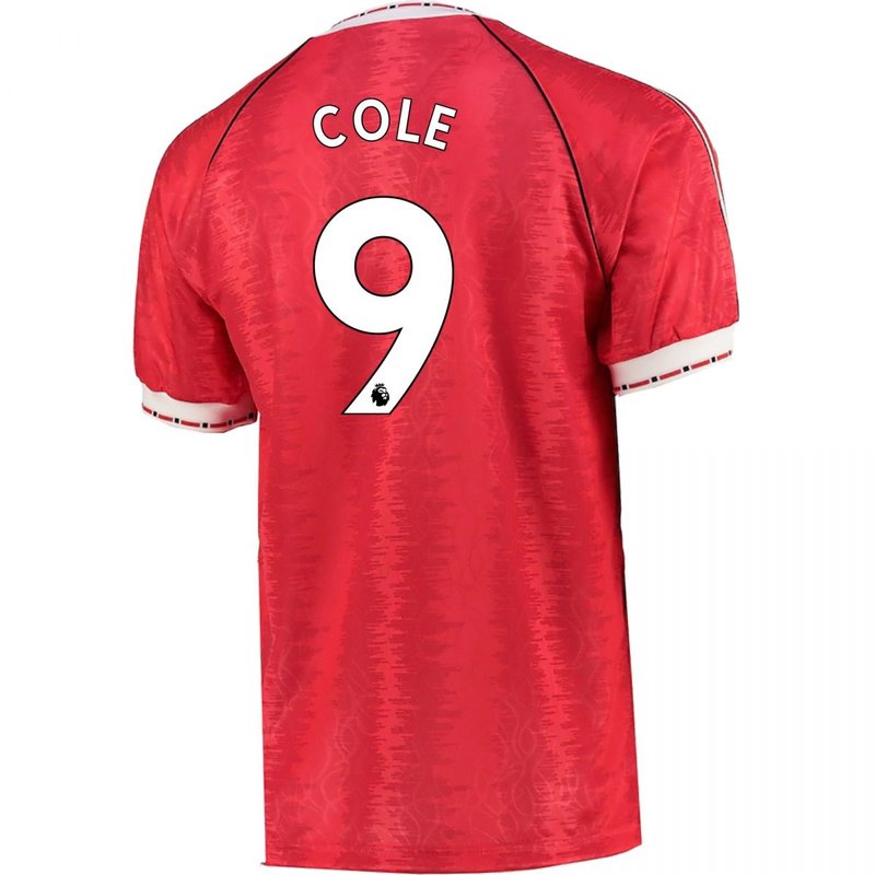 Andy Cole Manchester United Originals 1990 Jersey - Fan Version