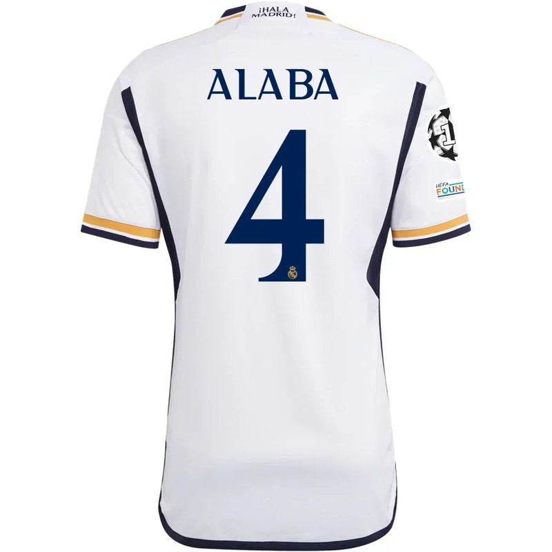 David Alaba Real Madrid 23/24 I Home Jersey - Fan Version