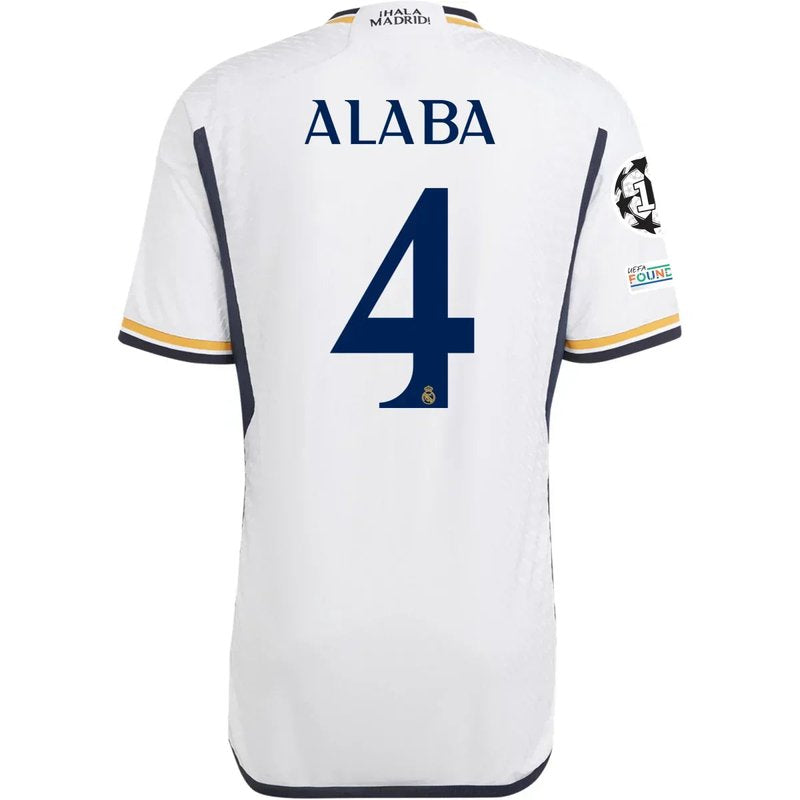 David Alaba Real Madrid 23/24 I Home Jersey - Player Version