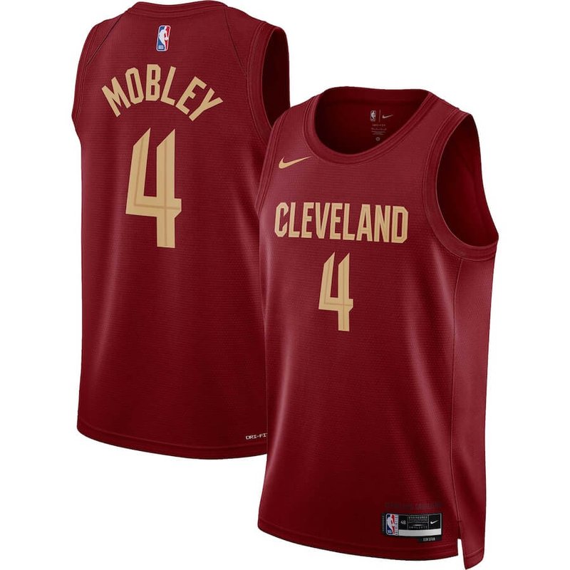 Evan Mobley Cleveland Cavaliers 22/23 NBA Jersey Wine - Icon Edition