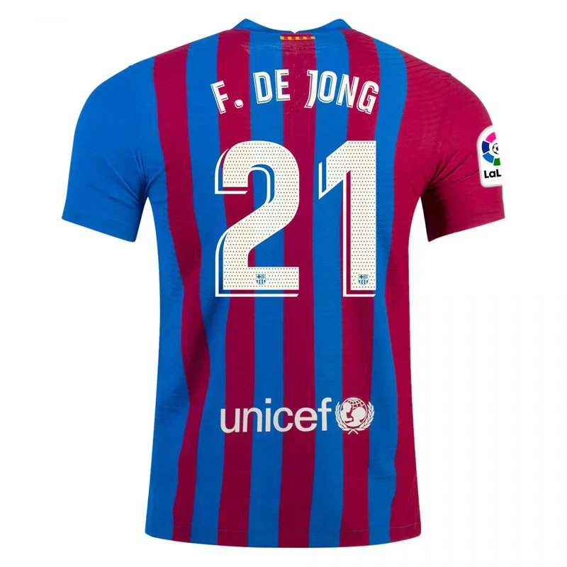 Frenkie de Jong Barcelona 21/22 I Home Jersey - Player Version